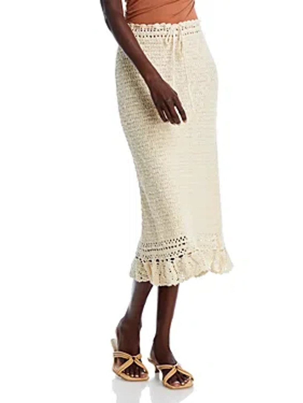 RAILS-Sydney Cream Crochet Midi Skirt - Picture 2 of 9